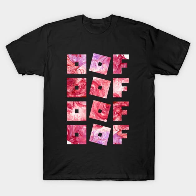 Roblox logo game - Oof (ripetitive - red paint) | gamer T-Shirt by Vane22april